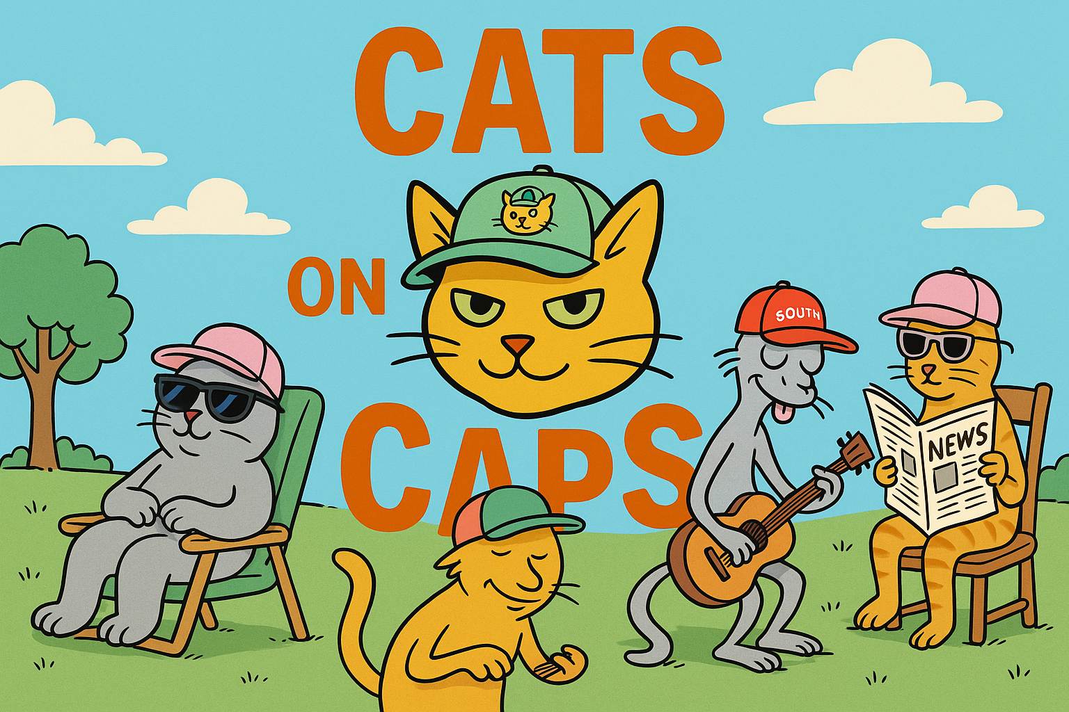 Cats on Caps